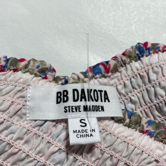 BB Dakota | Revolve Ditsy‎ Floral Smock Factor Feminine Top Blouse S Coquette - Picture 11 of 13